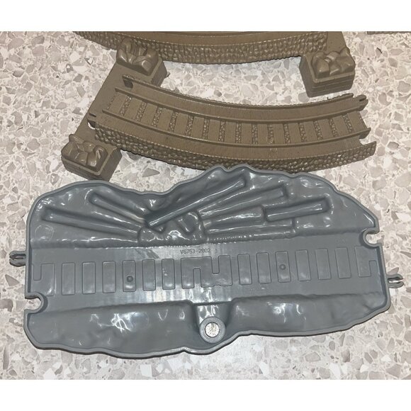 Thomas and Friends Beige Tan Track 2006 & 2009 HiT Mattel Gullane 35 + Pcs - Picture 6 of 11